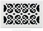 Decor Grates FSH610-WH Scroll Floor Register, 6-INCH Steel Painted White Finish. Fixed Price $9.99.