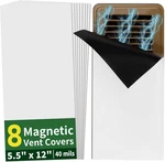 Findmag Strong Magnetic Vent Cover, 8 Pack 5.5" X 12" Covers For Home Ceili. Fixed Price $38.99.