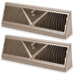 2 Pack Baseboard Register 18 Inch Duct Opening Size Vent Covers For Home Floo.... Fixed Price $67.28.