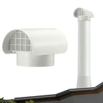 3 Inch Radon Vent Cap For Schedule 40 Pipes Pvc Fan With Screen Termina. Fixed Price $28.11.