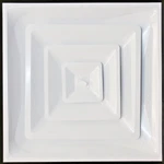 Drop Ceiling Hvac Supply Grille T-bar Lay-in 3 Coned 24" X 10" Vent -new. Fixed Price $72.00.