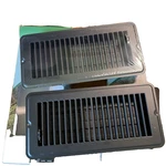 Each Jr Products 4X10 Dampered Black 02-29175 Floor Register Cover Nib. Fixed Price $20.00.