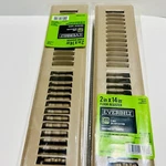Everbilt Register Fits X 14 In. Hole Floor Way Deflection Brown 2PCS. Fixed Price $18.00.