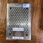 Accord Select Manhattan Collection 6" X 10" Floor Register Antique Brass Finish. Fixed Price $17.00.