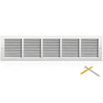 30X6 Cold Air Return Grille Vent Cover Steel White Sidewall Ceiling Hvac. Fixed Price $21.00.