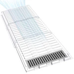 Beswel Air Vent Extender For Under Furniture From 17"-48" Clear. Fixed Price $31.70.