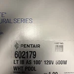 Pentair 602179 1/2" Led Pool Light White Architectural Series. Fixed Price $569.00.