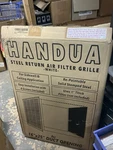 Handua 16X25 Steel Return Air Filter Grille White Removable Door Hvac Vent. Fixed Price $27.00.