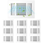 Zonon Air Ceiling Vent Covers 3 Way 10" X 6'' Sidewall Register .... Fixed Price $104.59.