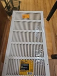 Everbilt 494707 Air Return Grill Paintable Steel White 24" X 12". Fixed Price $22.00.
