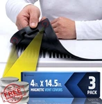 Hmmagnets Magnetic Vent Cover 4"X14.5" White 3-PACK. Fixed Price $72.95.
