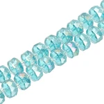 Patikil 75 Pcs 8MM Od 5MM Thick Crystal Glass Beads, Rondelle Lake Blue. Fixed Price $20.52.