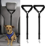 2 Packs Dog Cat Safety Seat Belt Strap Car Headrest Restraint Adjustable Nylon. Fixed Price $14.71.