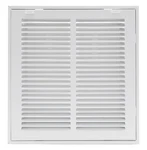 New Howeall (257)12"W X 12"H Duct Opening Size Steel Return Air Filter Grille. Fixed Price $34.95.