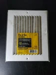 White Everbilt 8 In. X 6 Steel Return Air Grille. Fixed Price $16.00.
