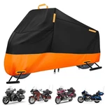 Inezari Motorcycle Cover Waterproof Xxxxl (fits Up 116"), Black&orange. Fixed Price $57.15.