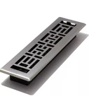 G-6DECOR Grates AJH212-NKL X Oriental Floor Register, Brushed Nickel. Fixed Price $9.99.
