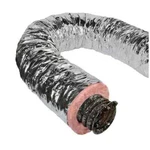 Jpl / 6"X25' Insulated Flexible Duct With Silver Jacket MHP25R6. Fixed Price $48.00.