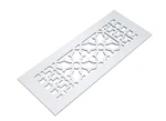 Reggio Registers 814-AWNH Scroll 6" X 12" Aluminum Floor Grille White Cast. Fixed Price $55.95.