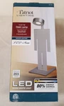 Intertek Patriot Lighting Led Man Steel Desk Lamp Silver Finish 14 3/4" Tall Nib. Fixed Price $10.99.