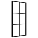Glass Door Interior With Alloy Handle Esg Aluminum Black Vidaxl. Fixed Price $397.99.