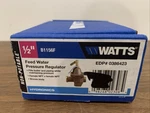 Genuine Watts 0386423 B1156F-1/2, Inch Boiler Feed Valve 10-25 Psiq. Fixed Price $85.40.