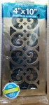 Decor Grates SPH410-A 4" X 10" Floor Register. Fixed Price $18.26.