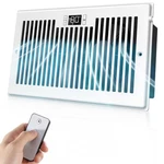 Register Booster Fan 6 X 10 Speed Smart Remote Control White Vellee Quiet Fits. Fixed Price $89.99.