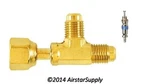 C&d Valve CD9611 Tee Connector 1/4" F. Flare X M. Sold Each. Fixed Price $13.60.