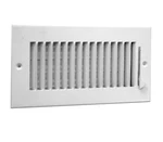 Hart & Cooley 682M0806W 2-WAY Register 8X6 Bright White Multi-shutter Damper. Fixed Price $27.86.