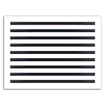 24X18 Modern Ac Vent Cover - Decorative White Air Standard Linear Slot Di. Fixed Price $239.99.
