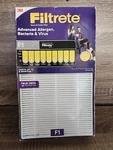 Filtrete Advanced Allergen Bacteria & Virus Hepa Filter F1 Pack. Fixed Price $21.00.