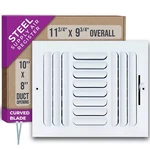 Fits 10X8 Duct Opening 3 Way Fixed Curved Blade Air Supply Diffuser By Handua.... Fixed Price $31.78.