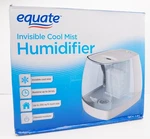Equate 1.1 Gallon 250 Sq Ft Invisible Cool Mist Humidifier White & Blue. Fixed Price $21.86.