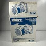 Broan 512M Through-the-wall Ventilator Fan 70CFM 3.5 Sones New Open Box. Fixed Price $38.41.