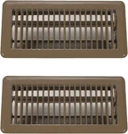 Rocky Mountain Goods 4" X 10" Floor Vents 2 Pack - Heavy Duty Walkable Reg. Fixed Price $8.86.