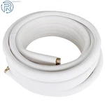 White 50 Feet Pipe 3/8"-5/8" Dia. Install Kit For Mini Split Heat Pump Systems. Fixed Price $138.20.