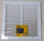 Everbilt 12" X Air Return Grille White For Sidewall Ceiling Paintable 329856. Fixed Price $21.00.
