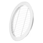 15.7" Round Air Vent 17 Degrees Louver Grille Cover Aluminium Soffit White. Fixed Price $59.85.