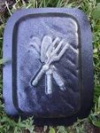 Garden Tools Rain Brick Concrete Plaster Mould 1/8TH" Plastic Mold 9" X 6" 2". Fixed Price $29.95.