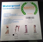 Keefitt Knee Cast Cover For Shower Adult Size, Waterproof Protector. Fixed Price $15.95.