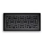 Air Floor Diffuser 4 X 10 In. Steel Modern Decorative Vent Cover, Matte Black. Fixed Price $10.41.