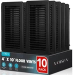 Pack Heavy Duty Steel Floor Register Vents 4X10 Adjustable Air Covers. Fixed Price $67.17.
