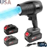 Cordless Handheld Leaf Blower 34000RPM Turbo Air Cleaner Battery Powered New. Fixed Price $43.36.