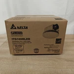 Delta ITG100RLED Exhaust Bath Fan W/ Light Off White Breez Integrity Cfm. Fixed Price $104.99.