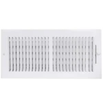 Ez-flo 14 X 6 Inch (duct Opening) Air Vent Cover For In., White. Fixed Price $17.99.