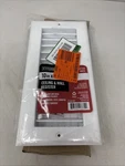 10 In. X 4 1-WAY Steel Adjustable Wall/ceiling Register White, Air Vent. Fixed Price $22.24.