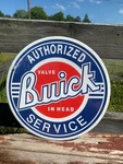 Buick Authorized Service Valve Auto Shop Garage Car Classic Vintage. Fixed Price $19.95.