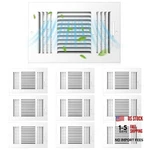 Zonon 3 Way Sidewall Vent Covers - 6X10 Inch White. Fixed Price $119.71.