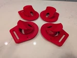 Piper Cherokee PA28 Air Vents With Flange, Set Of 4, Heavy Duty, Red. Fixed Price $75.00.